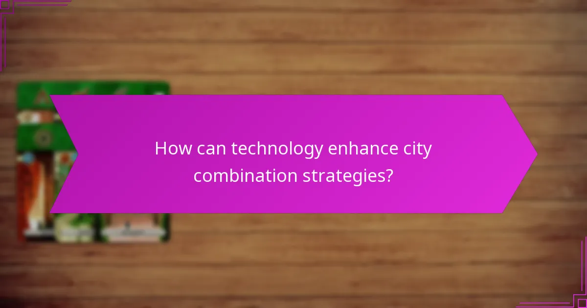 How do tactical advantages arise from city combinations?