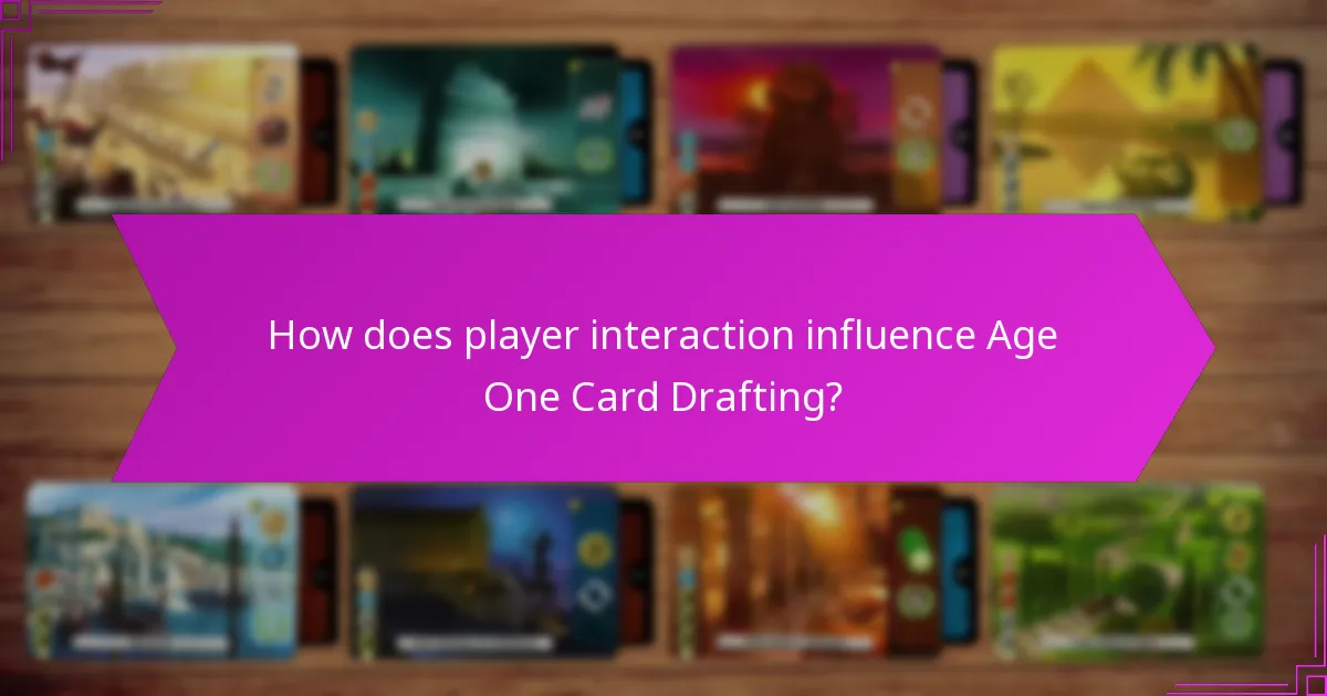 How to allocate resources effectively during Age One Card Drafting?