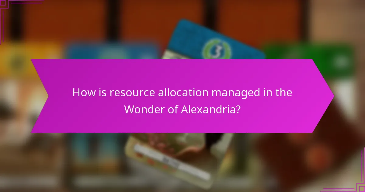 What are the card drafting mechanics in the Wonder of Alexandria?