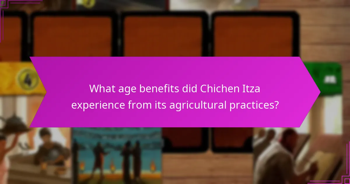 How do Chichen Itza’s agricultural strategies compare to other civilisations?