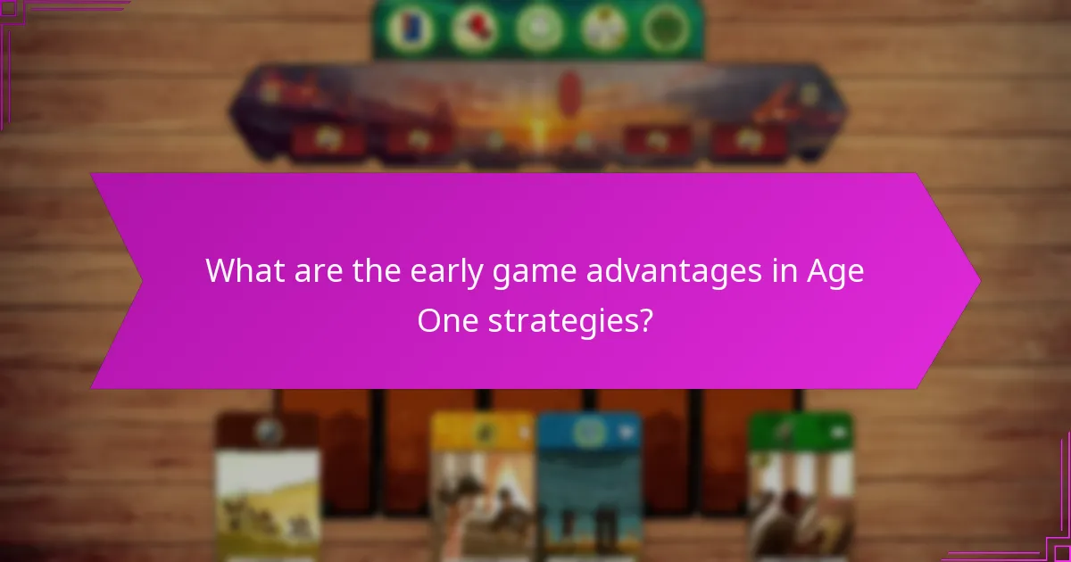 What are the common pitfalls in Age One strategies?
