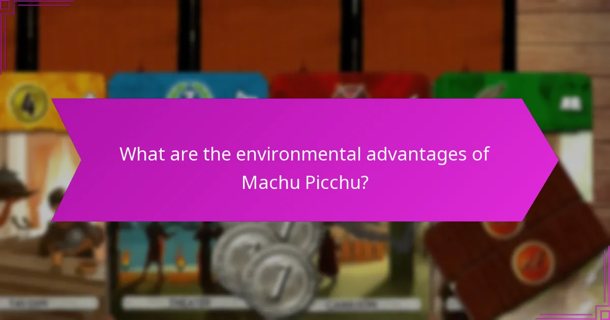 What scoring techniques are used to evaluate Machu Picchu's environmental impact?