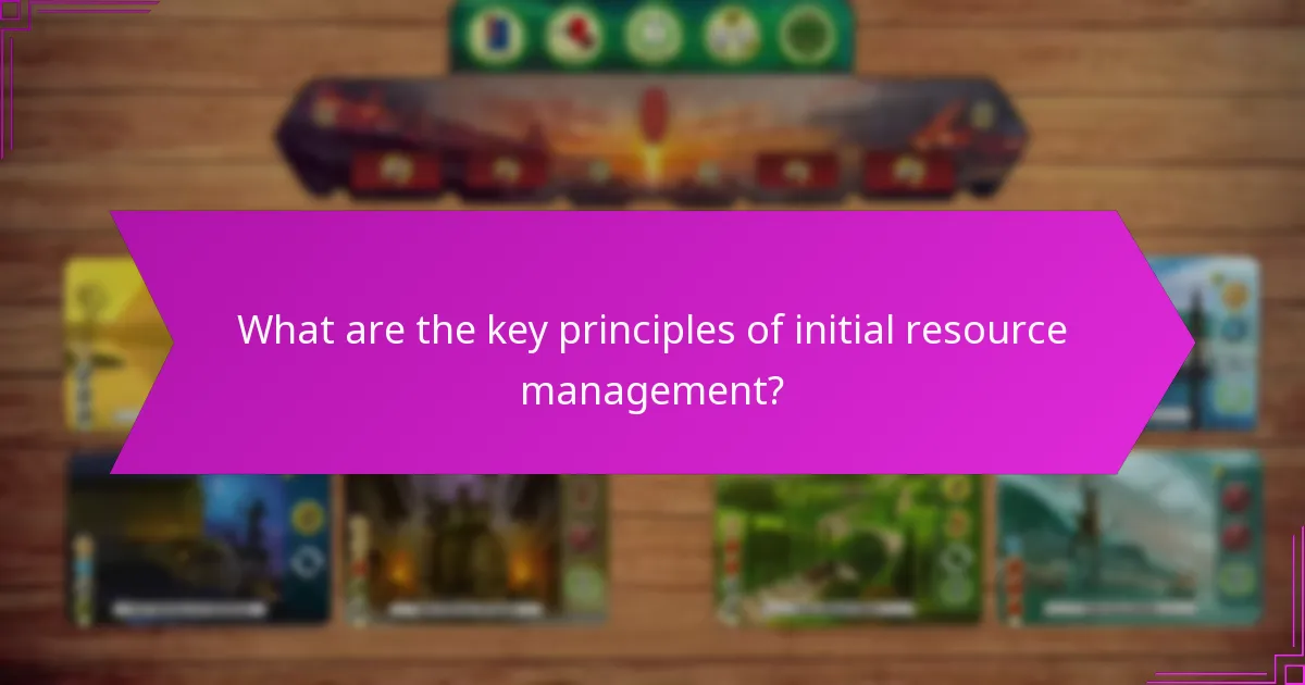 What are the growth strategies linked to resource management?