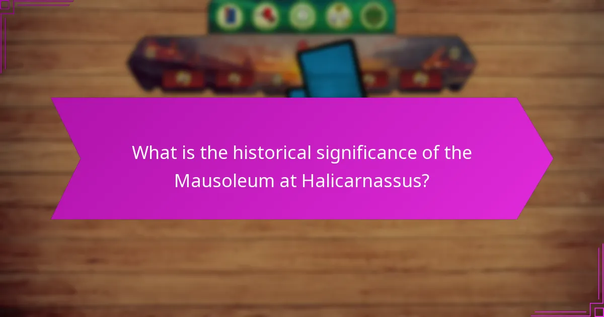 What economic benefits did the Mausoleum provide?