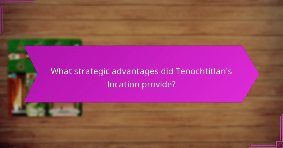 What cultural implications arose from Tenochtitlan’s urban and trade systems?